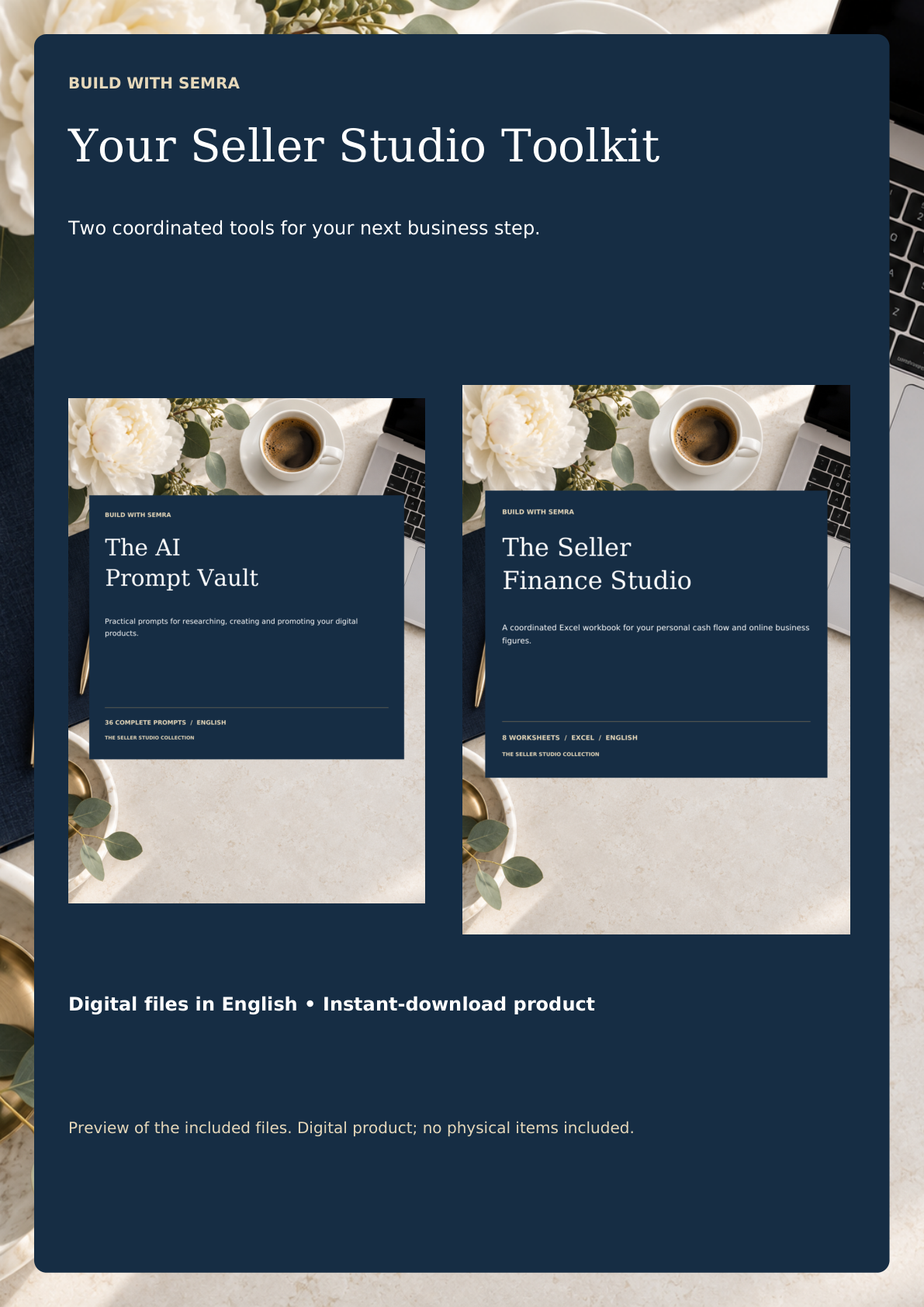 Seller Studio Bundle – AI Prompt Vault + Seller Finance Studio