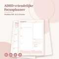 ADHD-vriendelijke Focusplanner — Nederlands, English, Français & Türkçe