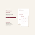 Sinterklaas / Saint-Nicolas Print Kit — Nederlands & Français