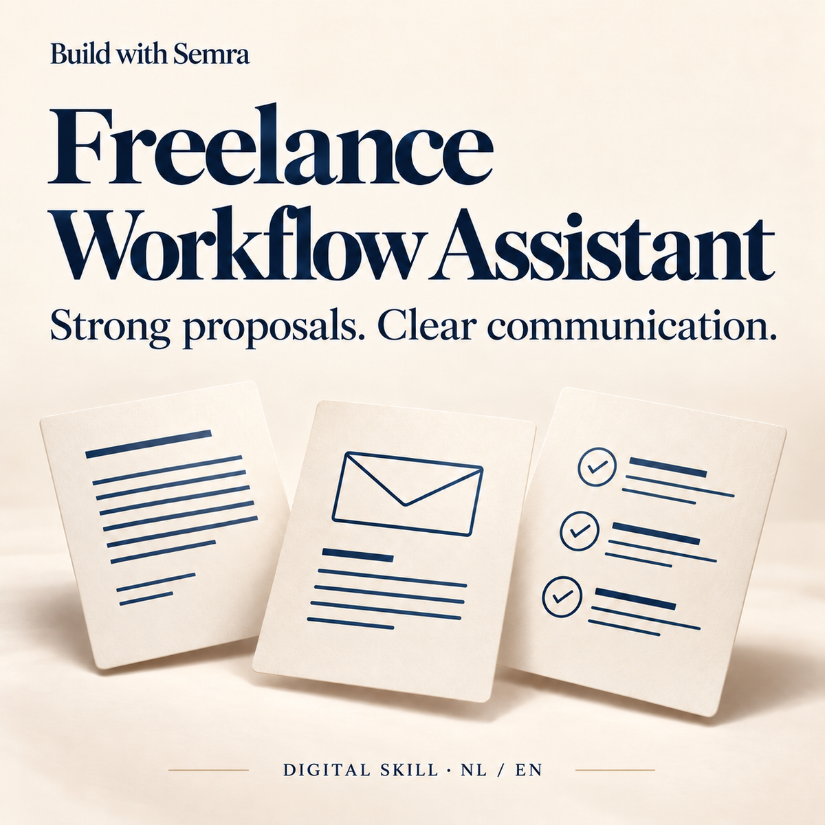 Freelance Workflow Assistant — English edition — Build with Semra